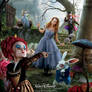 Alice in Wonderland 2010 poster xD