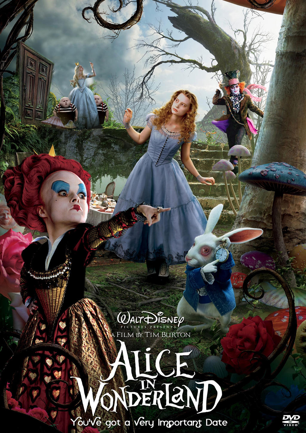 Alice in Wonderland 2010 poster xD