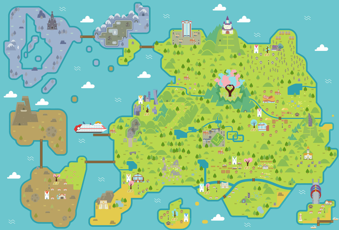 Maraval Map Miravel Region Map by ShinyOotachi on DeviantArt