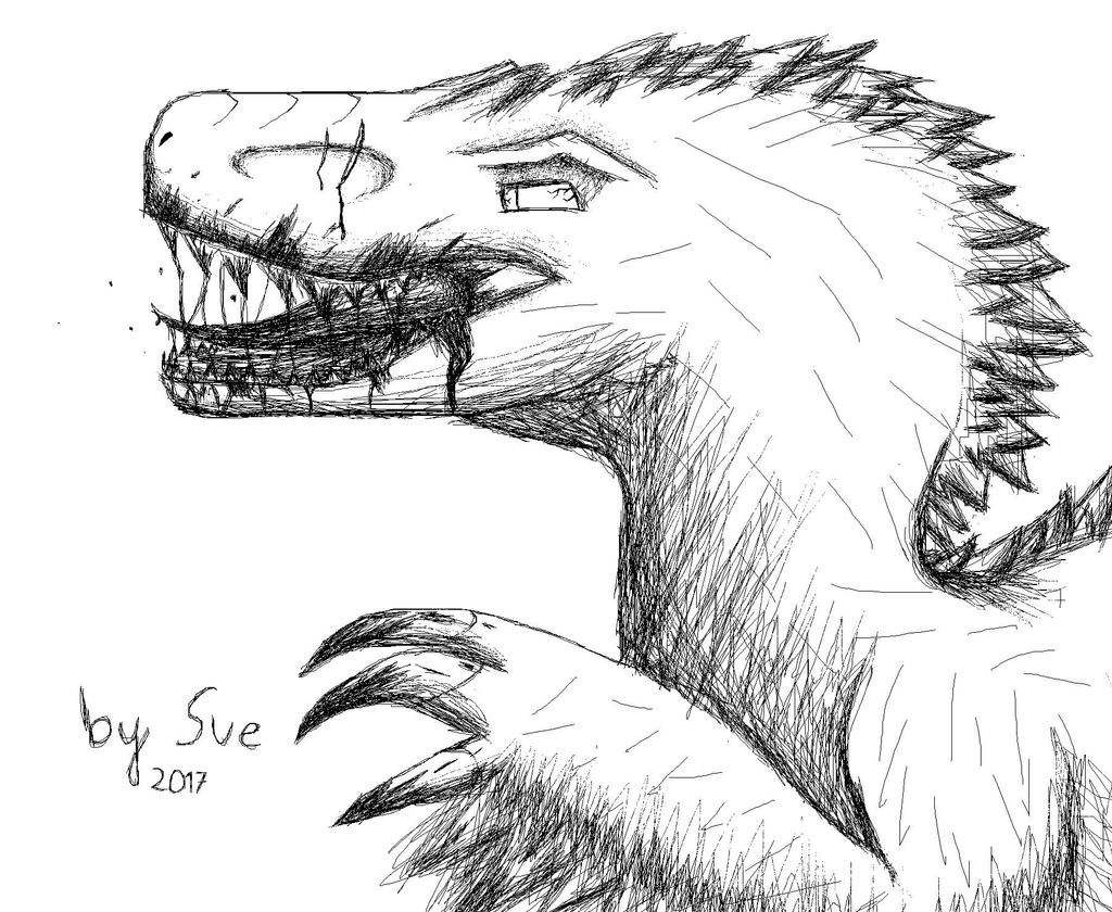 Horror Raptor Deviantart raptor by DarknessNovaVII on DeviantArt