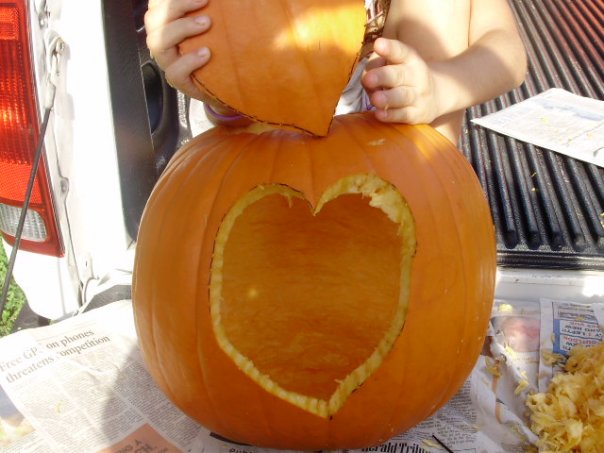 Pumpkin heart