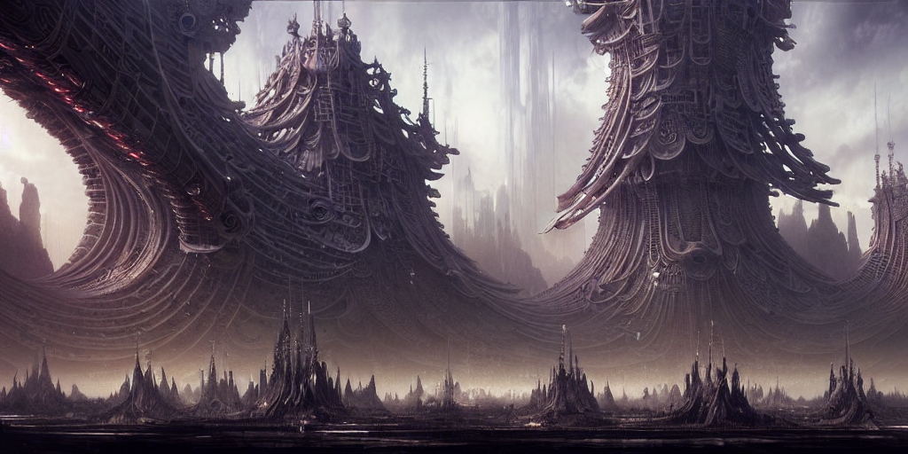 Futuristic civilization concept art by DVKtheartist on DeviantArt
