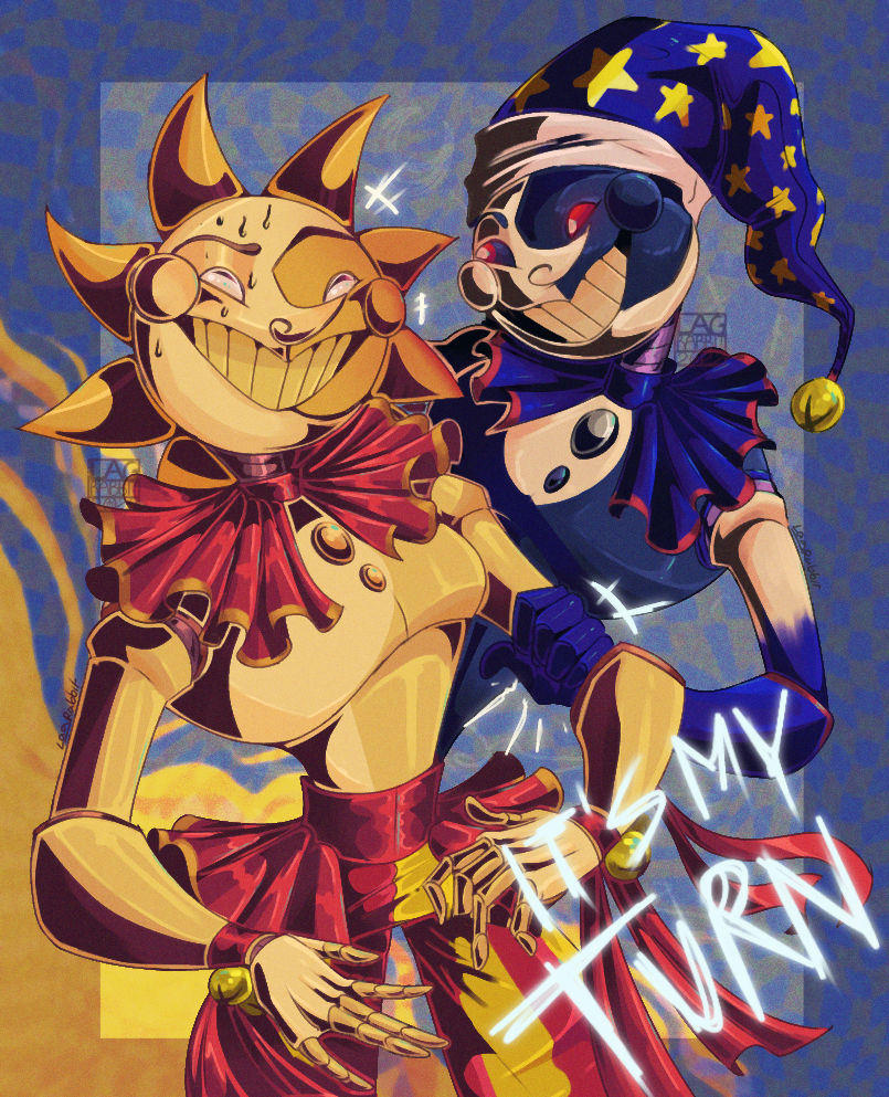 Sundrop and moondrop fanart damn by Lag-omorph on DeviantArt