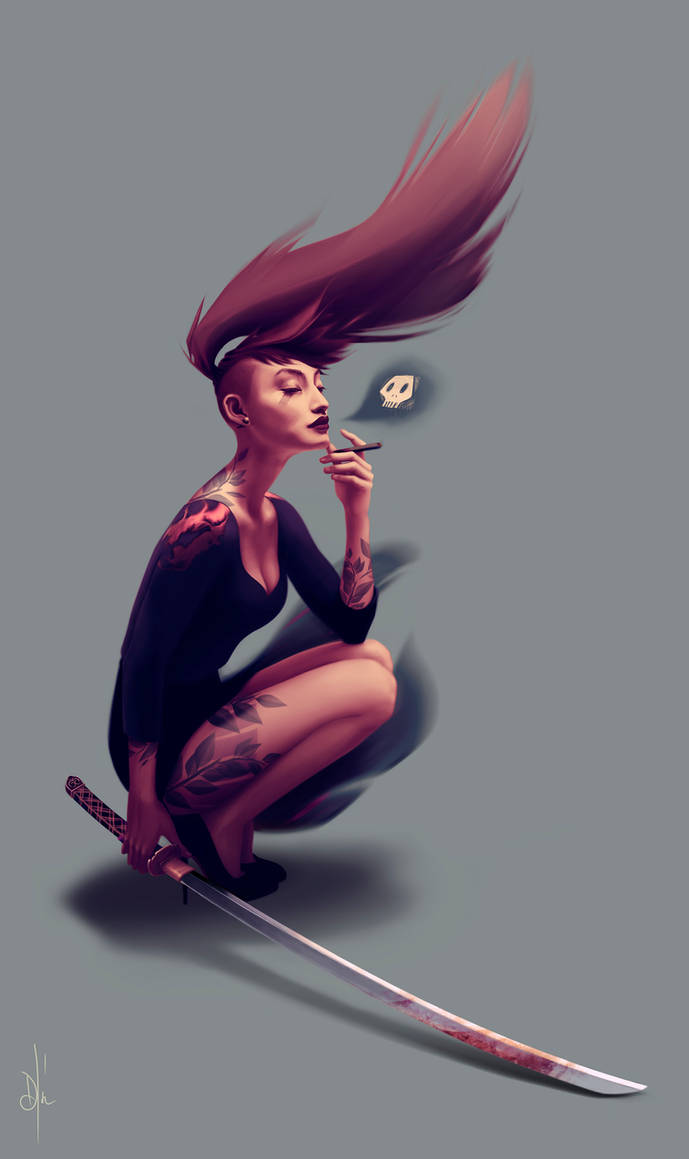 SU 2 Yakuza girl by orianedirler SU 2 Yakuza girl by orianedirler