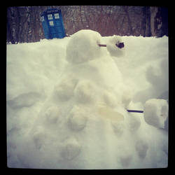 Dalek near Tardis