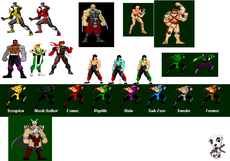 MK sprite edits