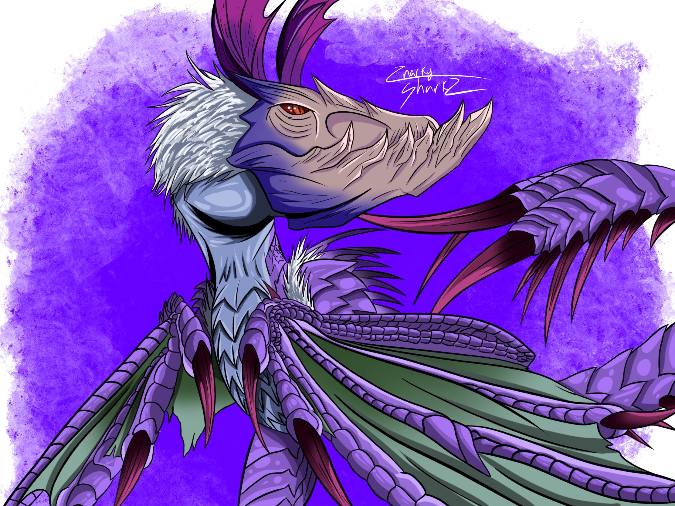 Garuga Scale Yian Garuga by ZnackySharkZ on DeviantArt