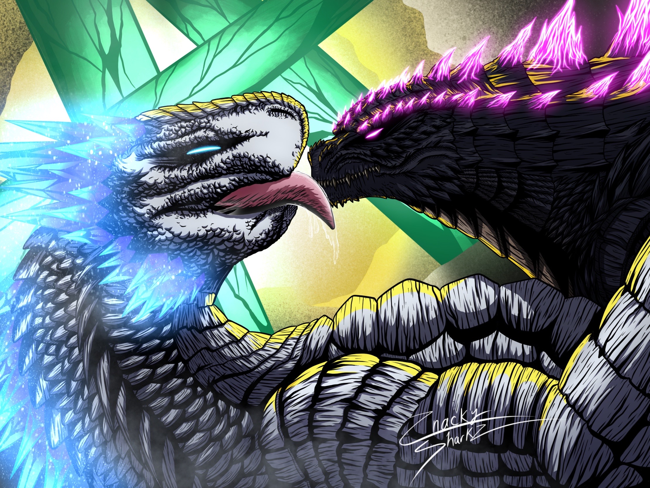 Godzilla x Shimo by ZnackySharkZ on DeviantArt
