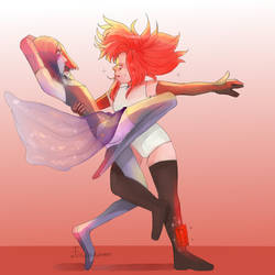 Sunstone and Black ,fusion dance