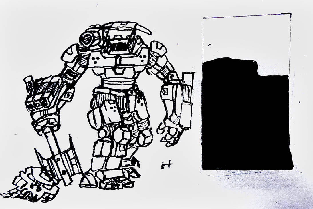 Axeman Aut Line Axeman by Cromwell300 on DeviantArt