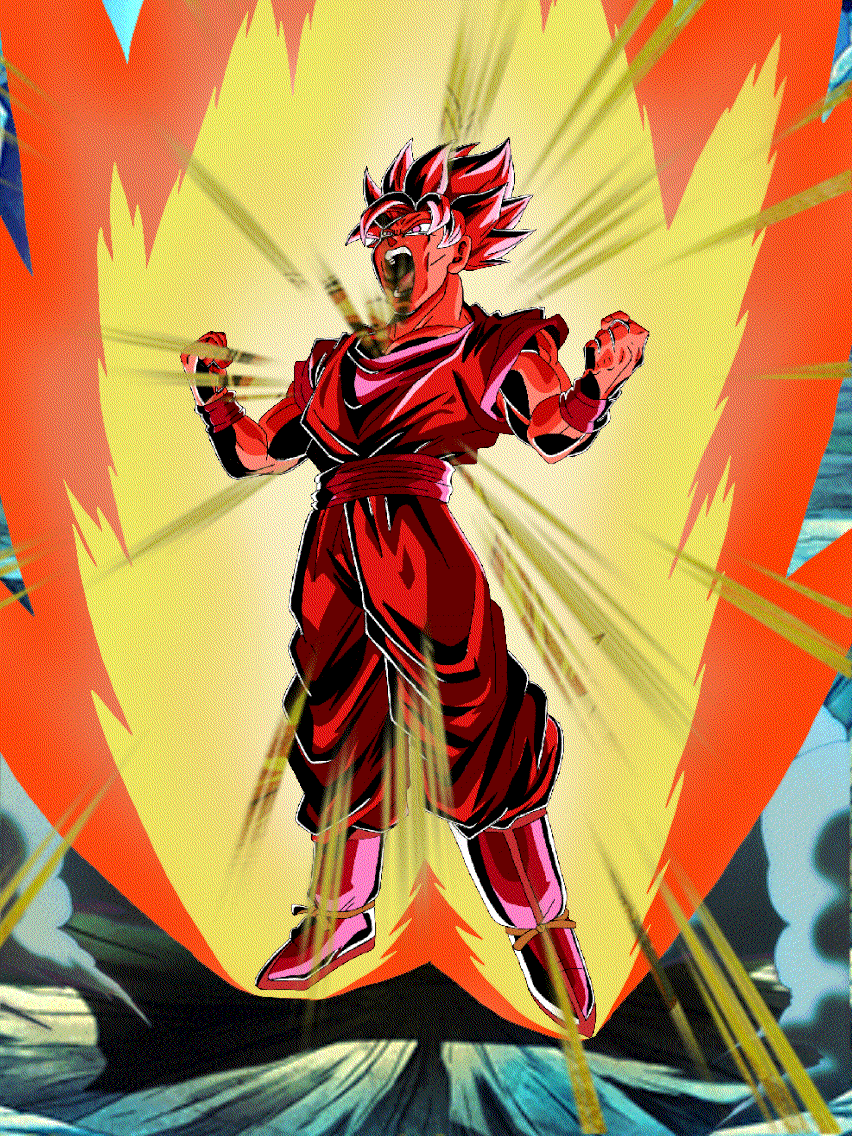 Lr Super Saiyan Goku Super Kaioken Animated Art By Carlthedog23 On Deviantart