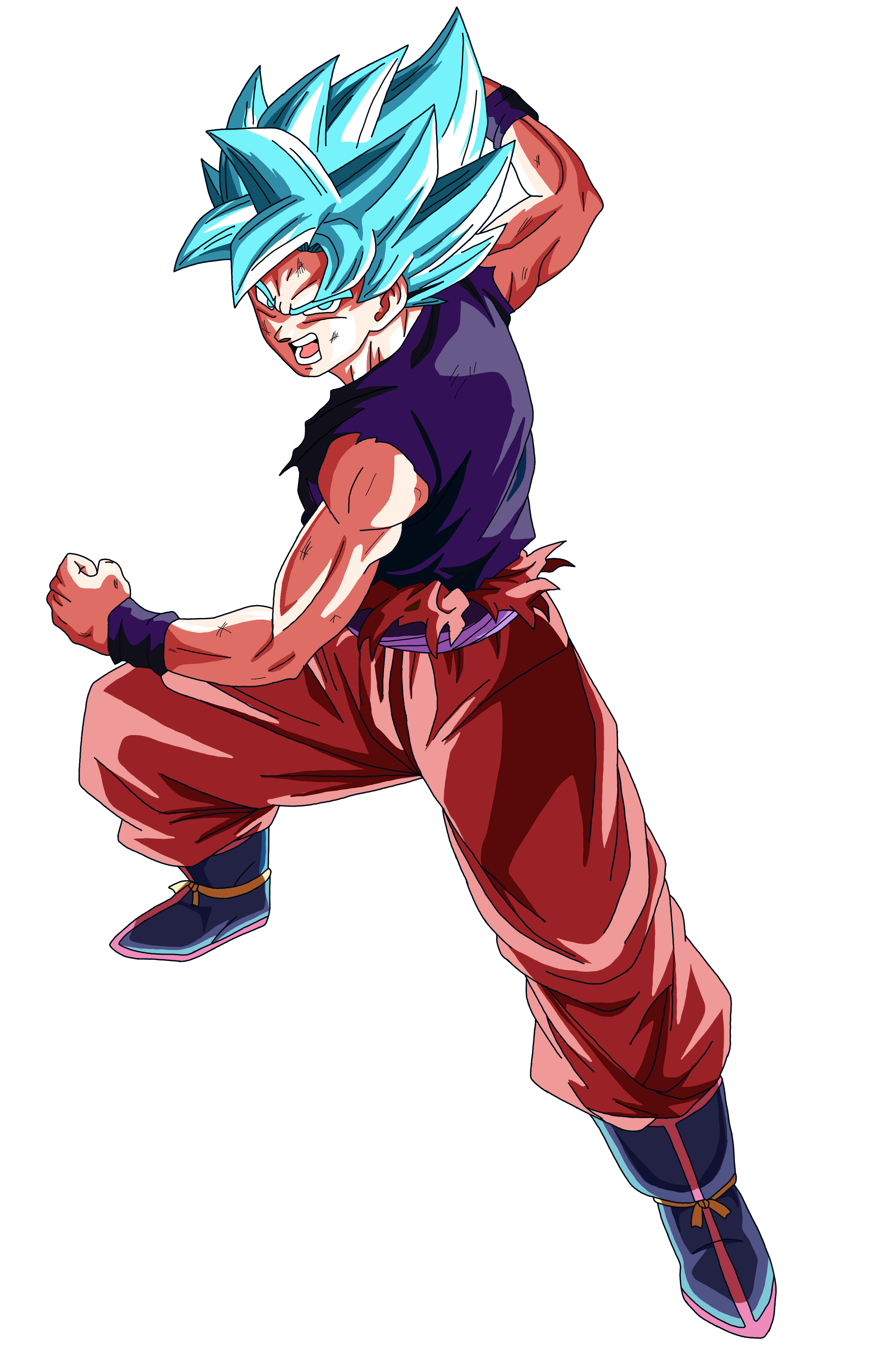 Goku Super Saiyan Blue 3 Kaioken x20 by Digital-INKZ on DeviantArt