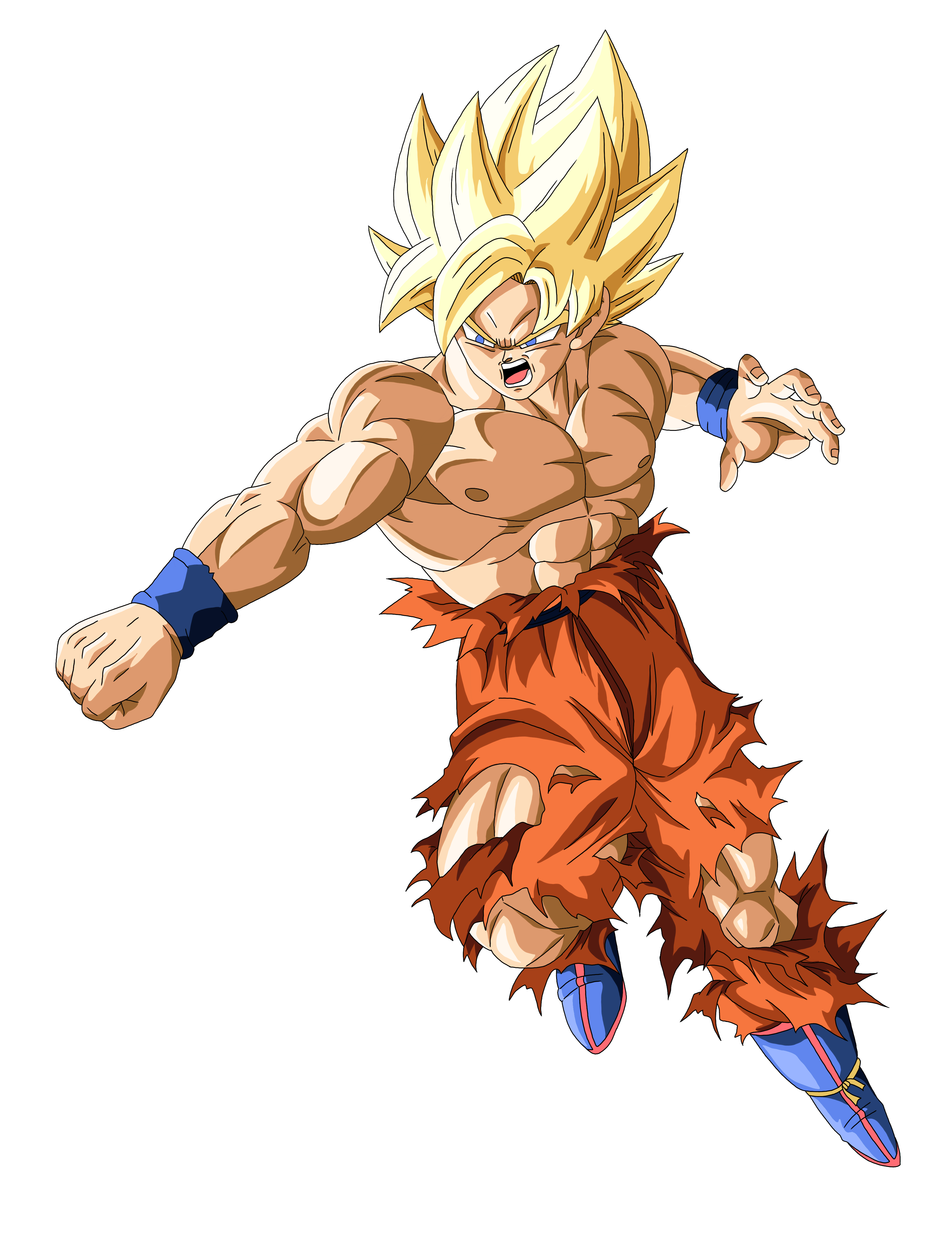 Super Saiyan Goku by carlthedog23 on DeviantArt