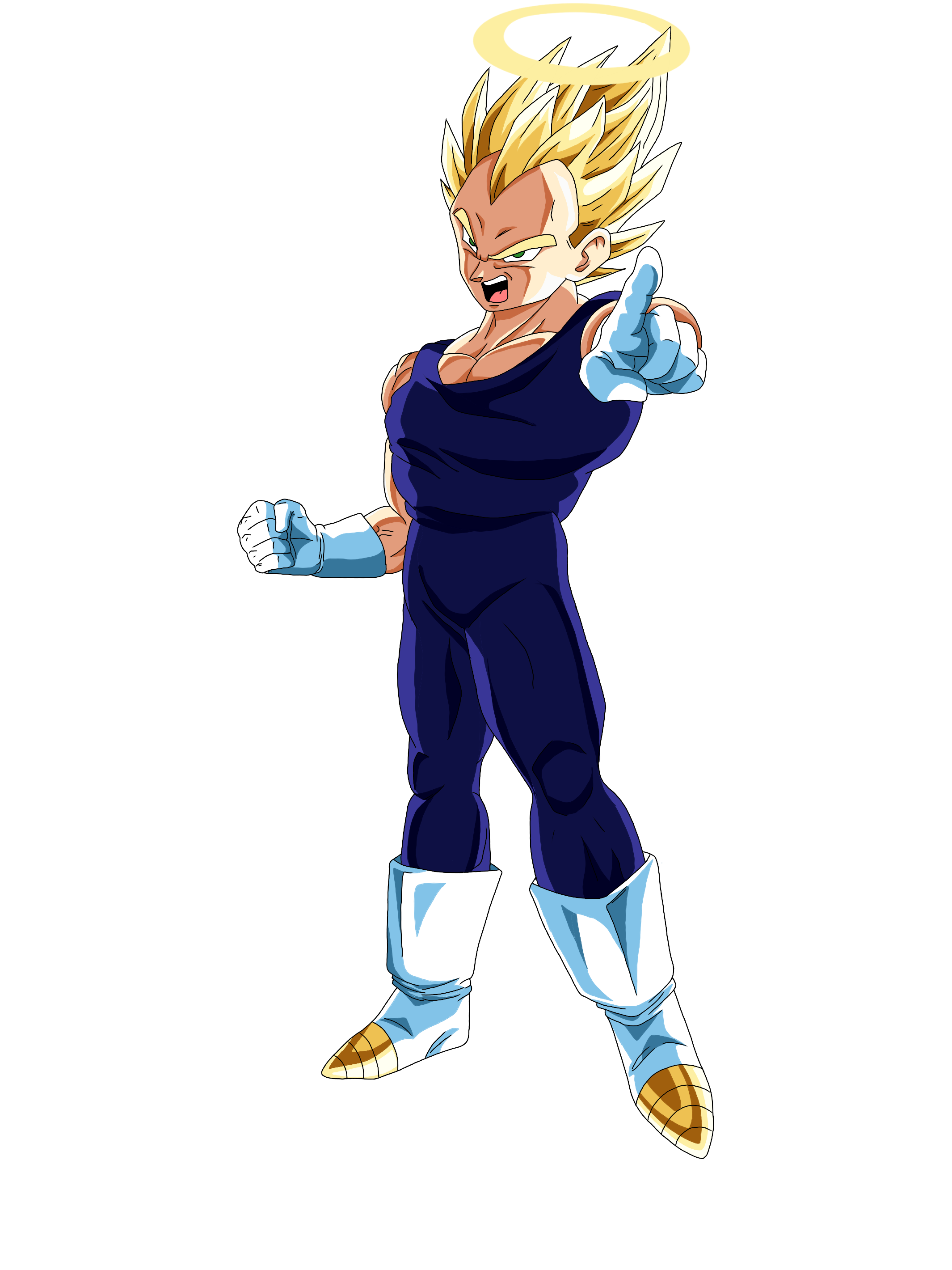 LR Super saiyan 2 Vegeta (Angel) 18Ki by blackflim on DeviantArt