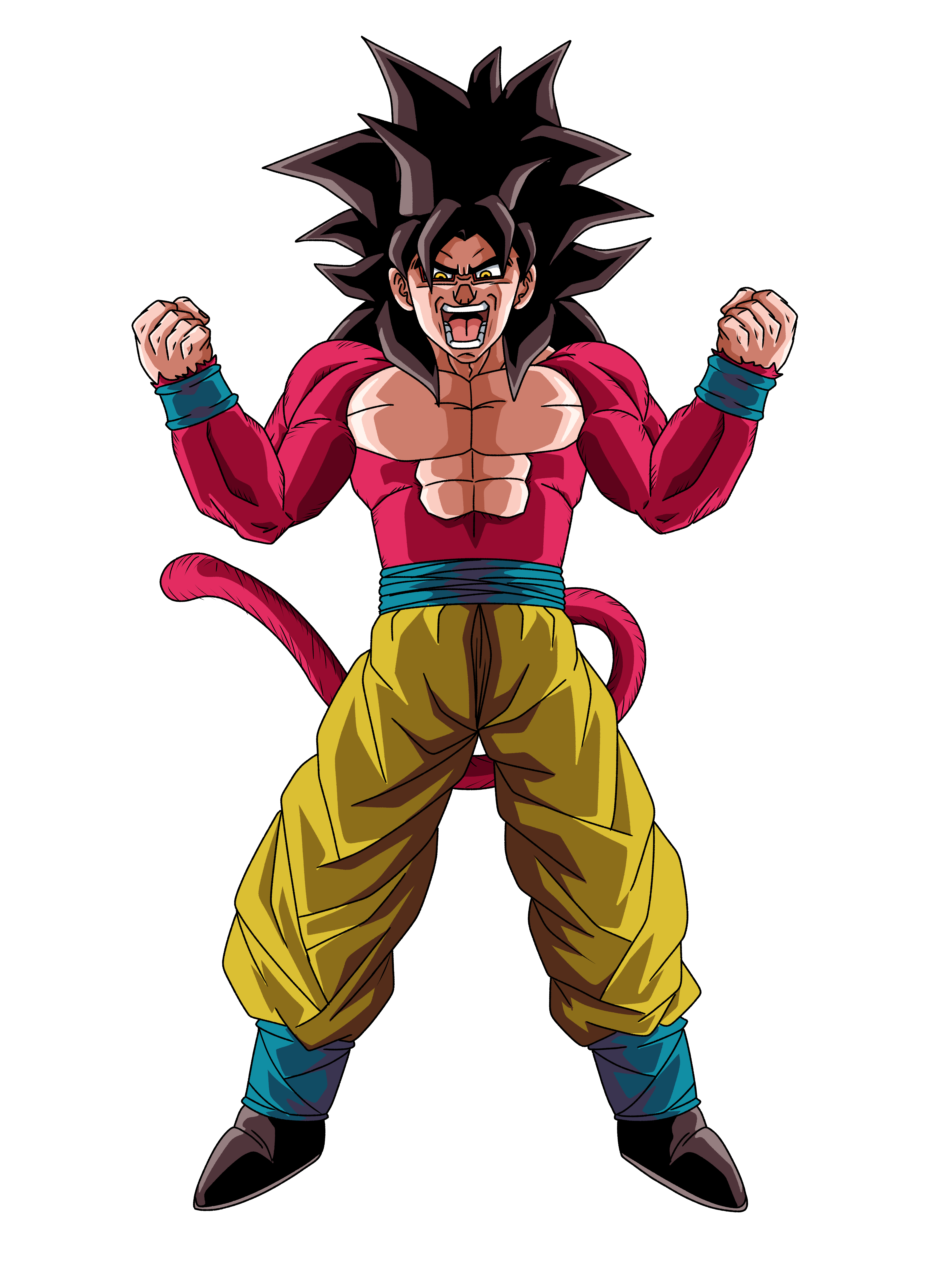 Goku Super Saiyan 4 by SaoDVD on DeviantArt