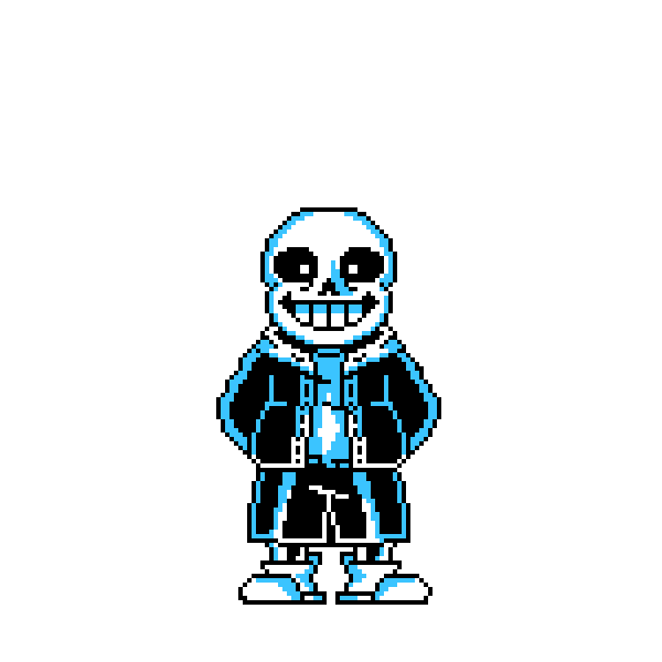 sans from undertale, pixel art, Stable Diffusion