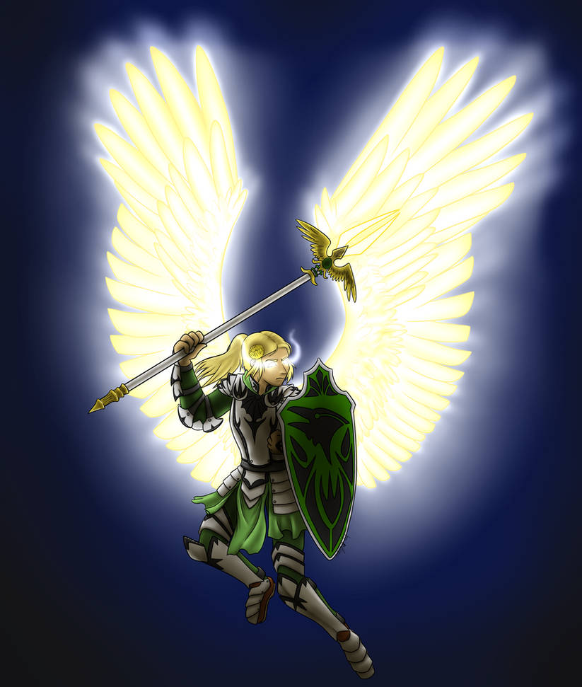commish: angelic attack by Tatta-doodles on DeviantArt