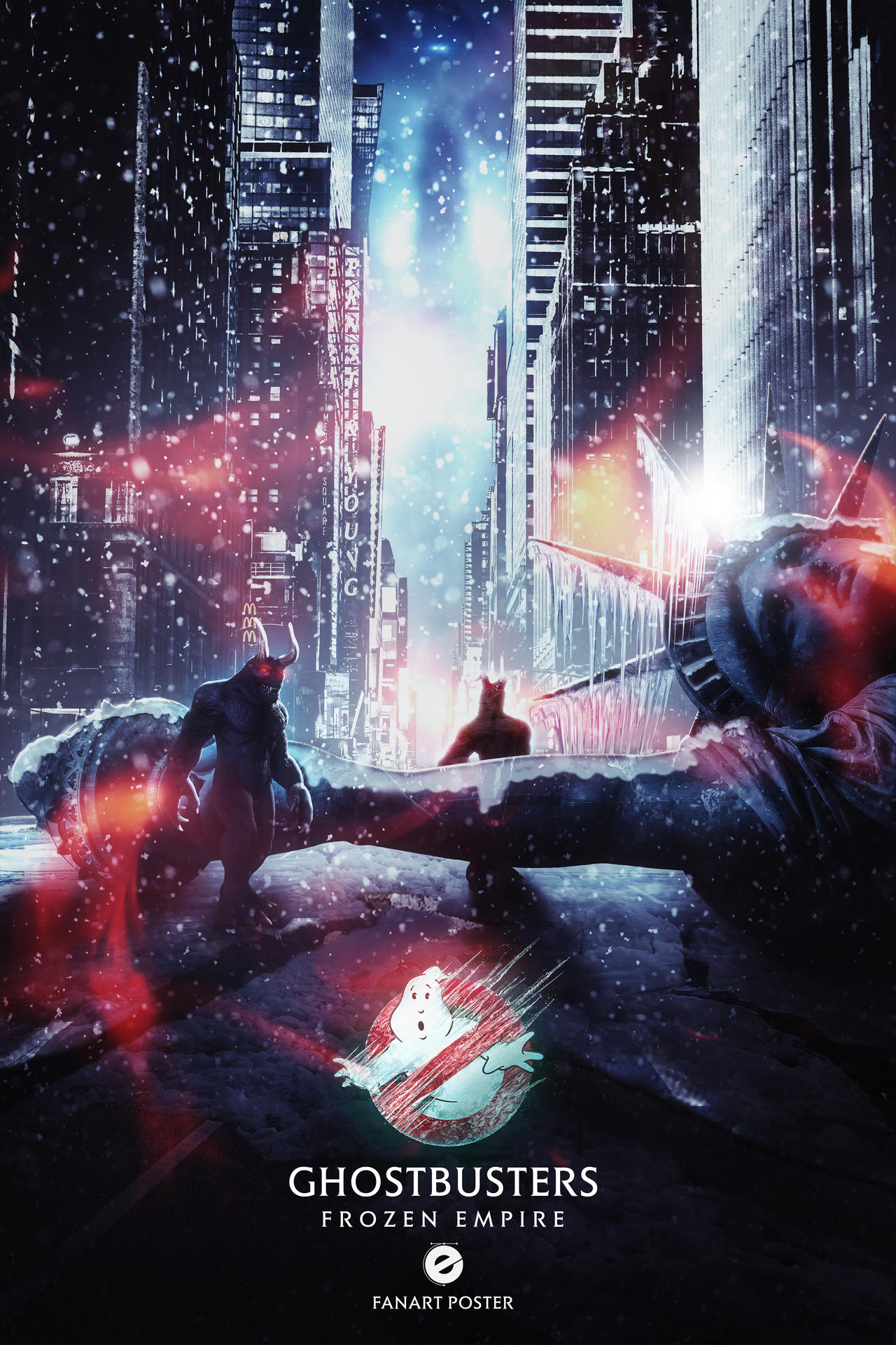 Ghostbusters Frozen Empire Fanart Poster by eddieswan on DeviantArt