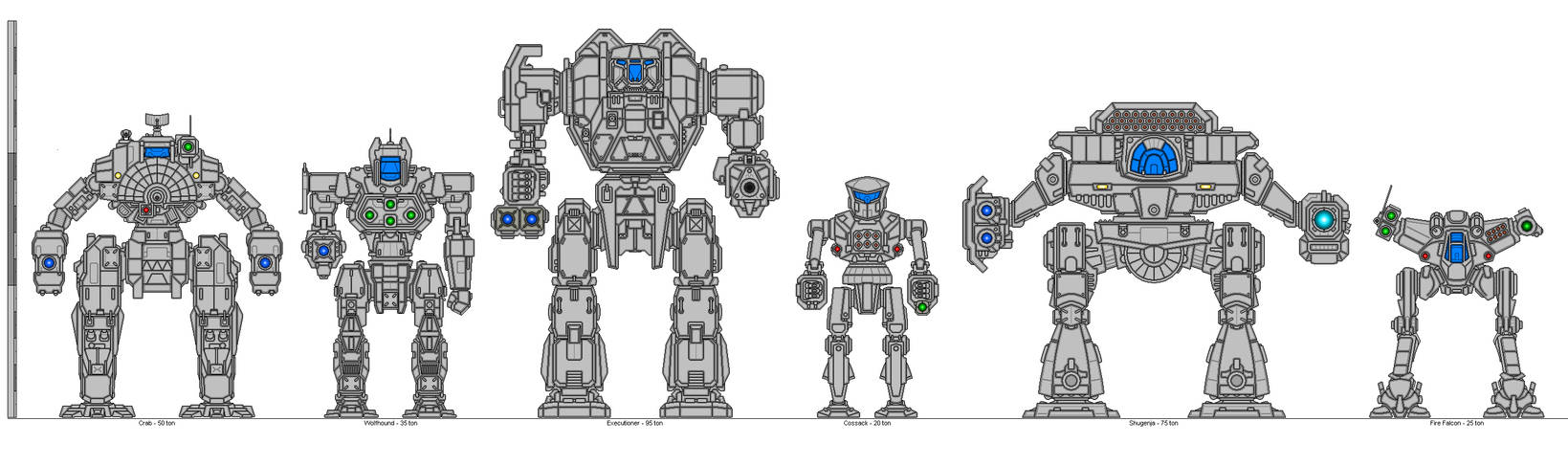 Mech Template Blocks Battletech - Mech Template Gallery 1 by Sleeping-Demons on DeviantArt