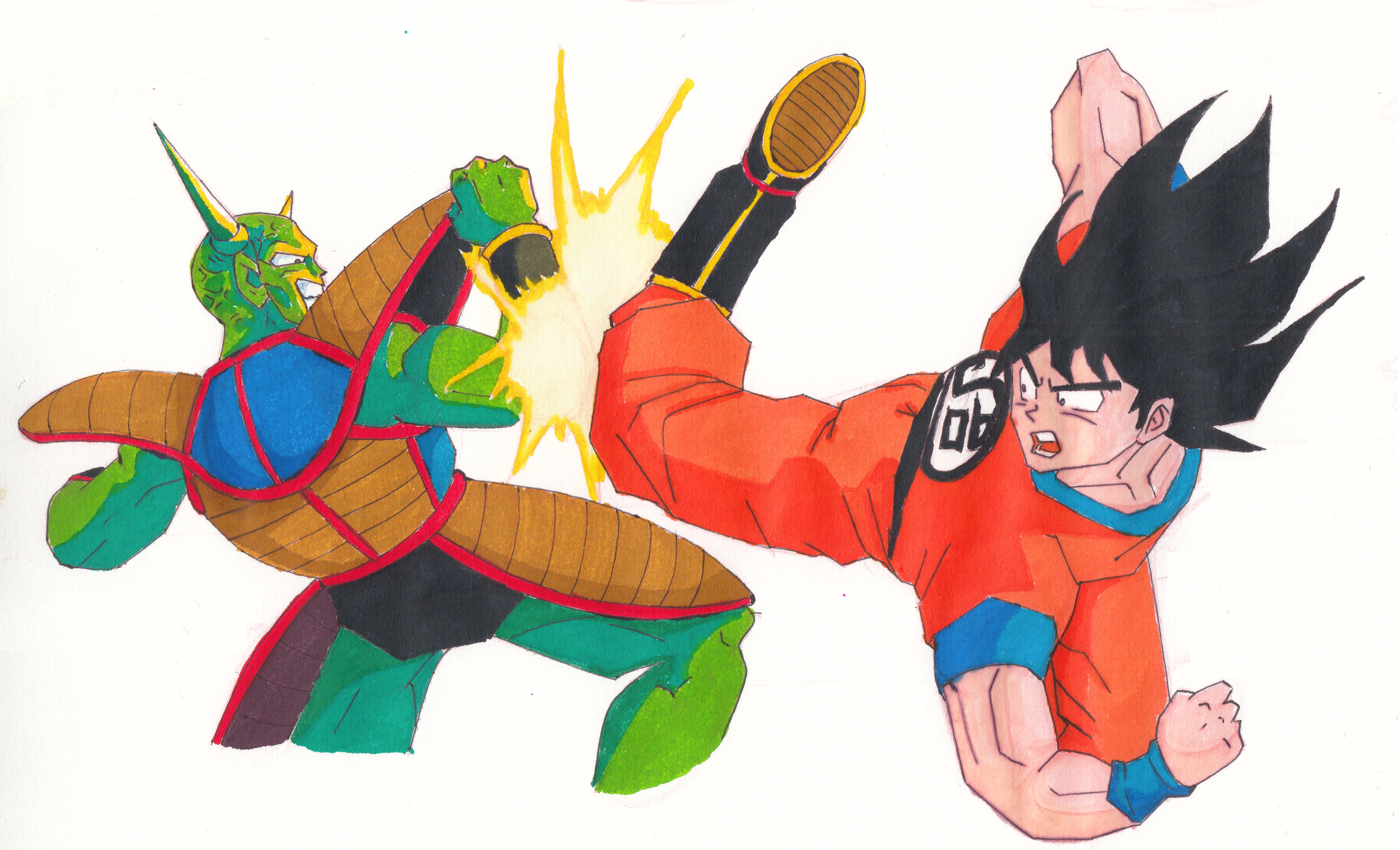 Goku and Pan by nijuuhachi on DeviantArt