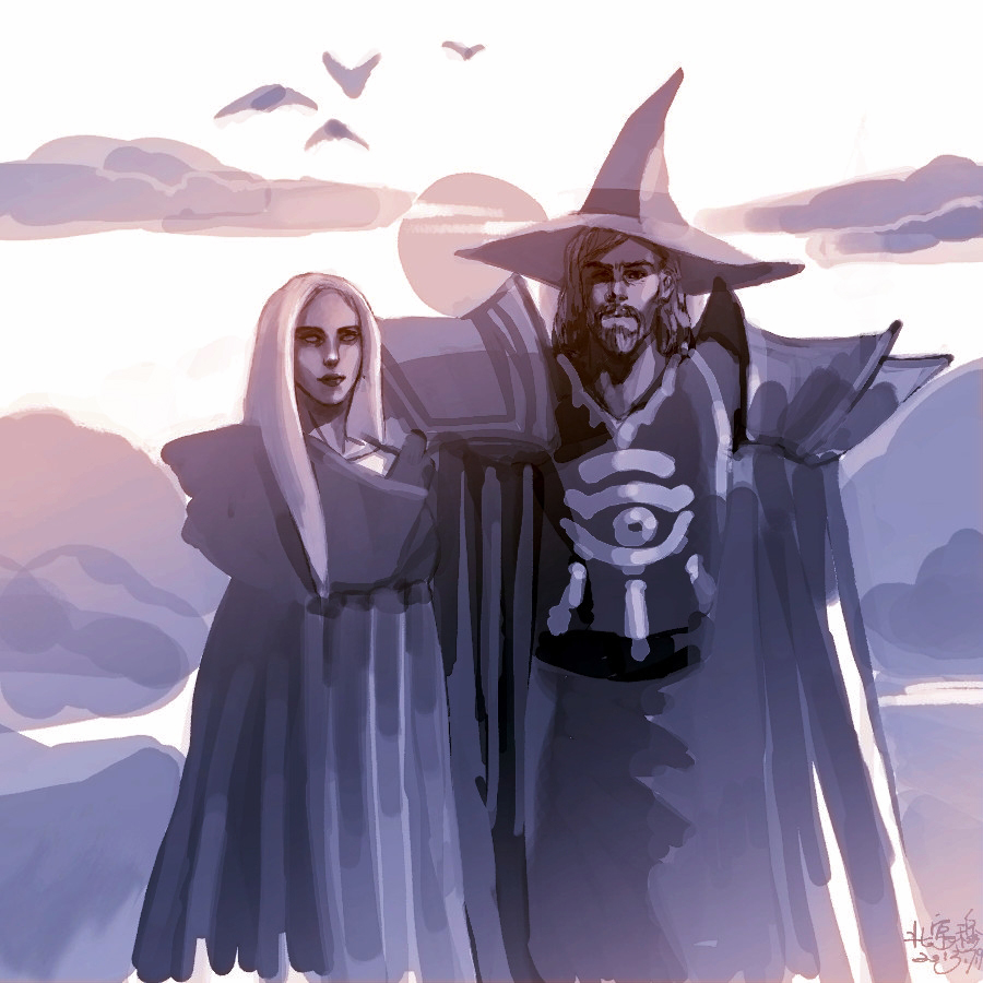 High Sorcerer Magnus with Prophetess Meelya 2