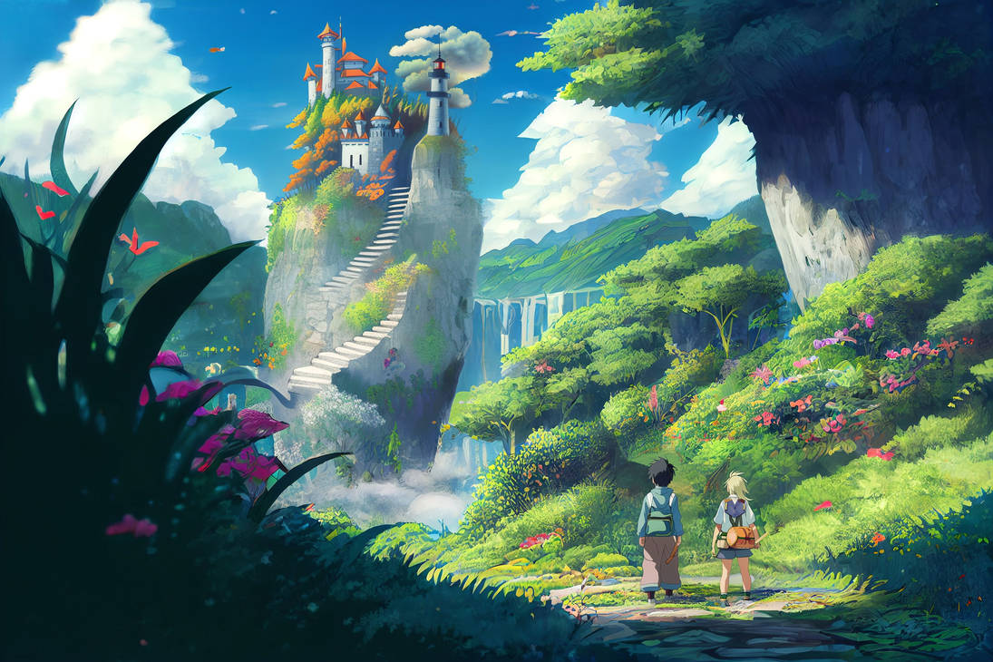 Ghibli Inspired Wallpaper 2 By MachineIstKaput On DeviantArt ghibli-inspired-wallpaper-2-by-machineistkaput-on-deviantart