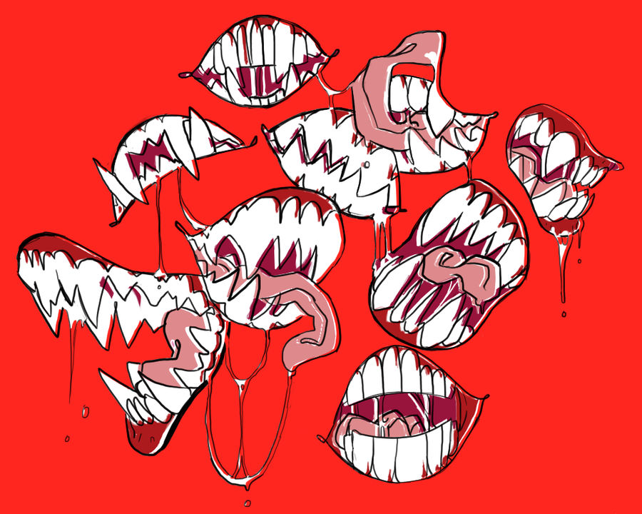Teeth by jujufoxfire on DeviantArt