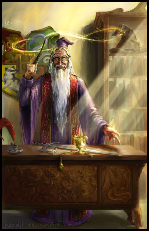 HP Tarot - 1. The Magician by Nendil