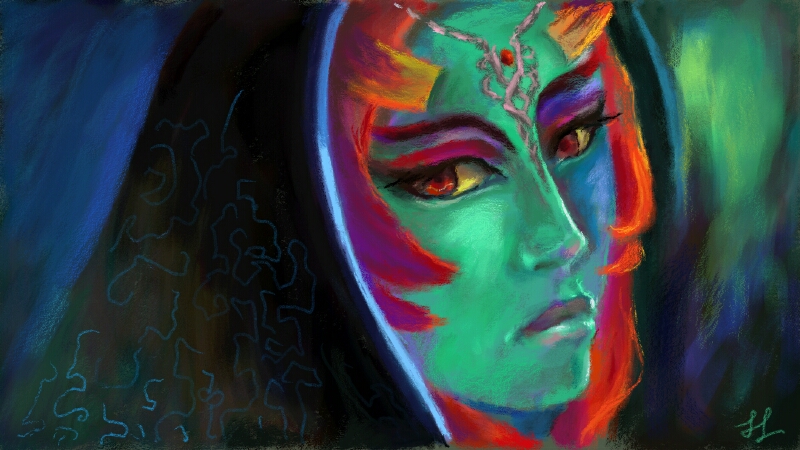 Art Academy - Midna by Nendil