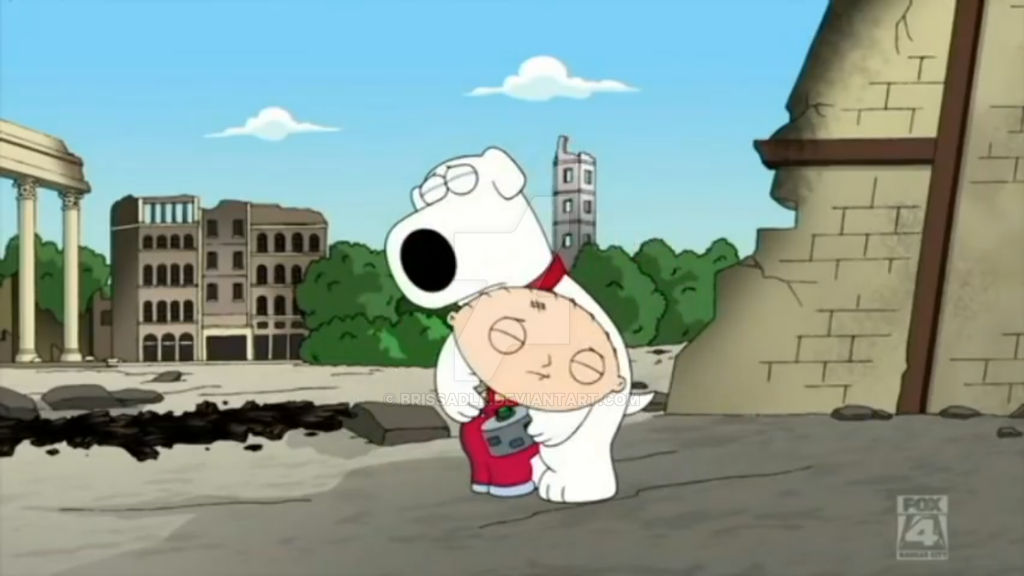 Brian and Stewie hug goodbye by BrissaDLR on DeviantArt