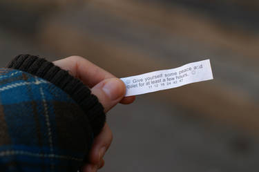 Wisdom from the Fortune Cookie