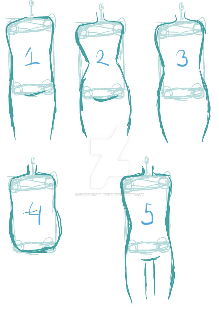 Body Boxes Reference female body shape reference (AT style) by FluffyAngelBunny on DeviantArt