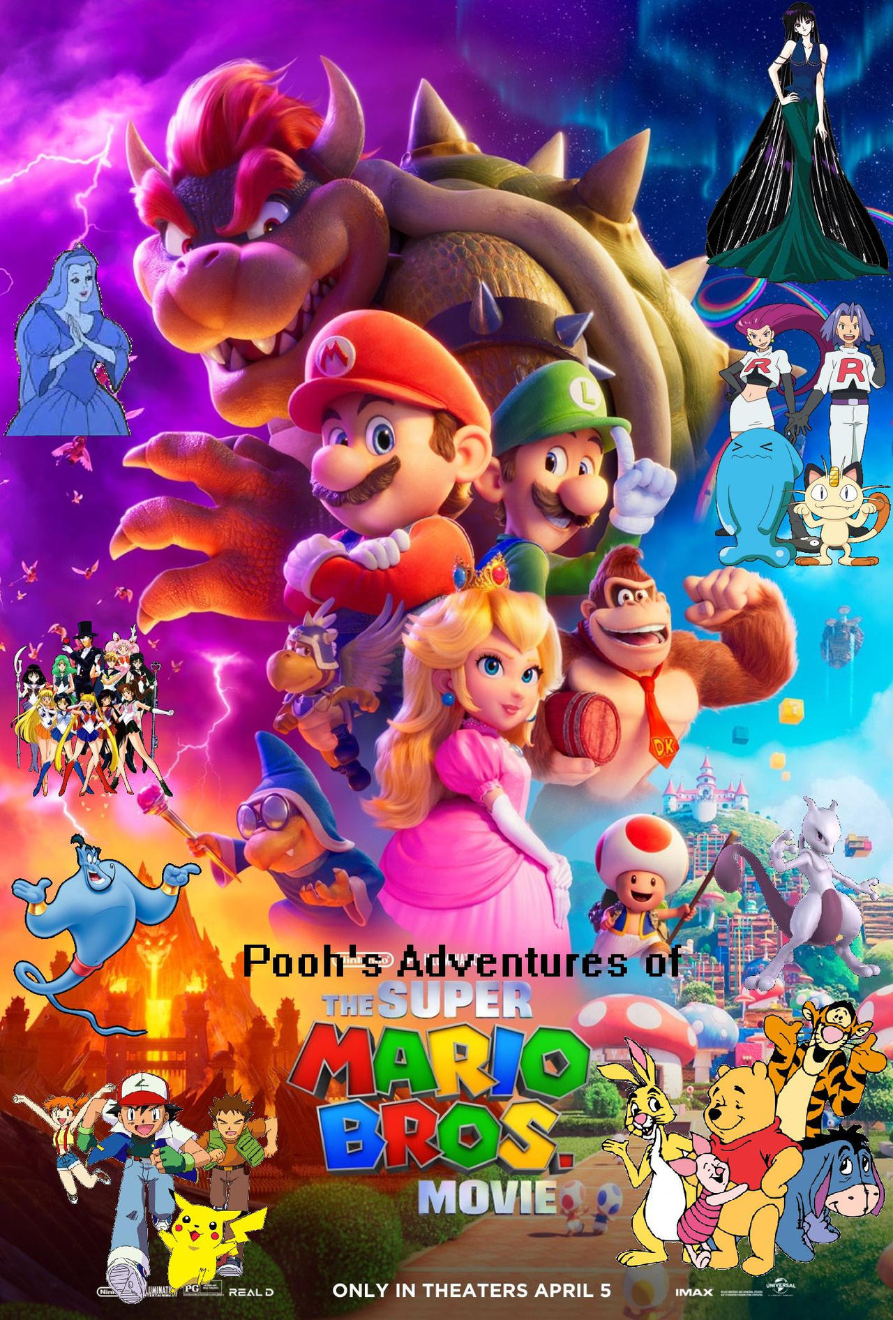 Pooha Mario Pooh's Adventures of The Super Mario Bros. Movie! by PizzaYeeter on ...