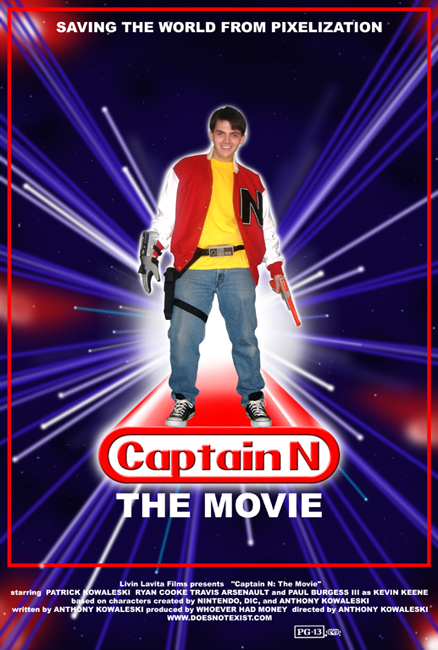 Captain N: THE MOVIE POSTER by johnnysparks on DeviantArt