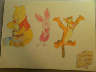 Winnie the Pooh, Piglet and Tigger