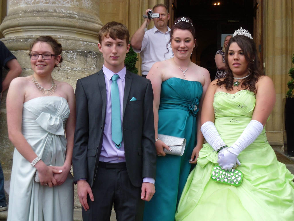 Prom group photo by ArtyEllenLOL on DeviantArt