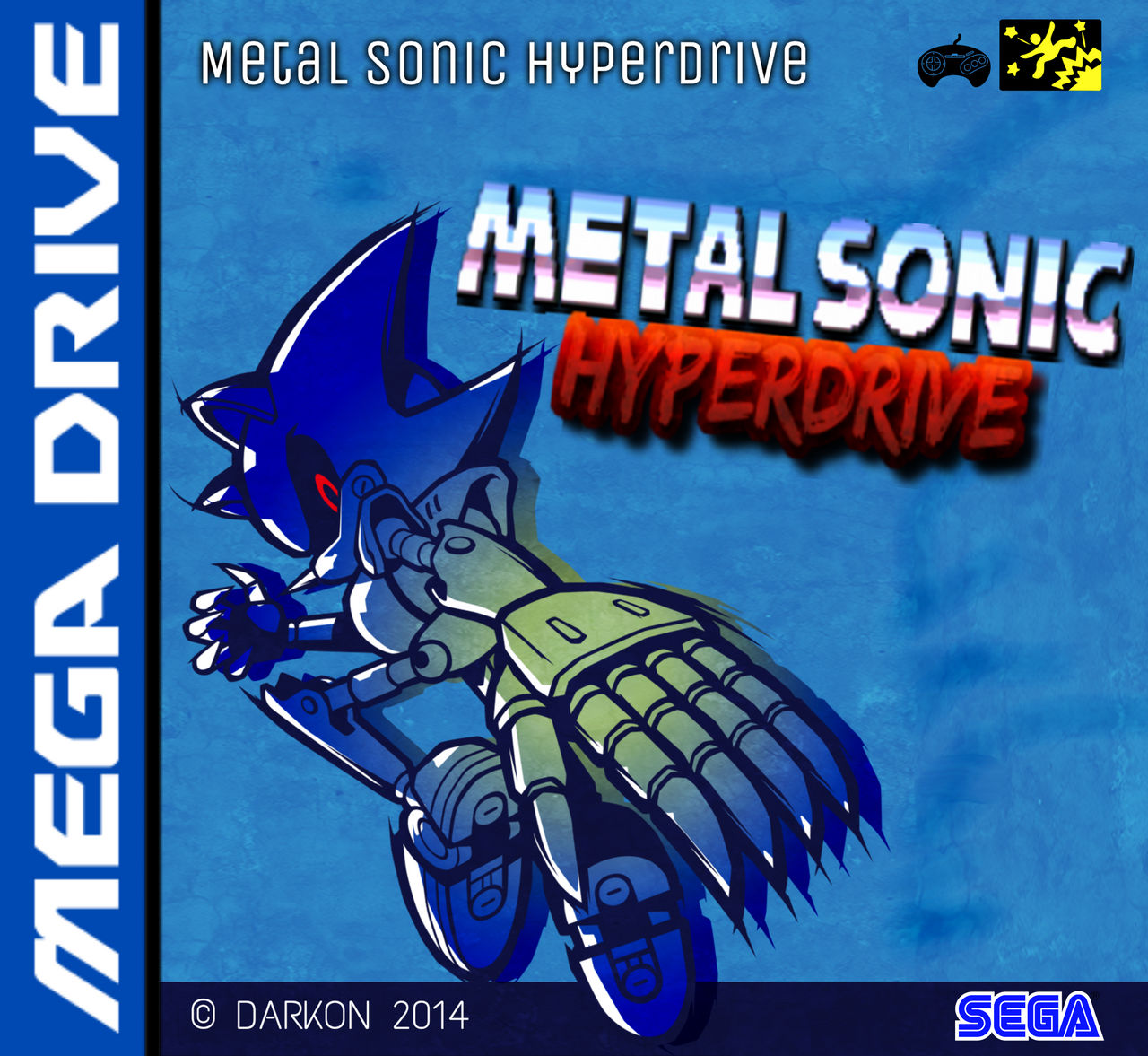 Metal Sonic Hyperdrive Custom label japan hack by Richter1989 on DeviantArt