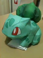 Finished Bulbasaur Papercraft