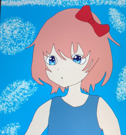 Young Sayori (Doki Doki blue skies) by UnicornMaster10 on DeviantArt