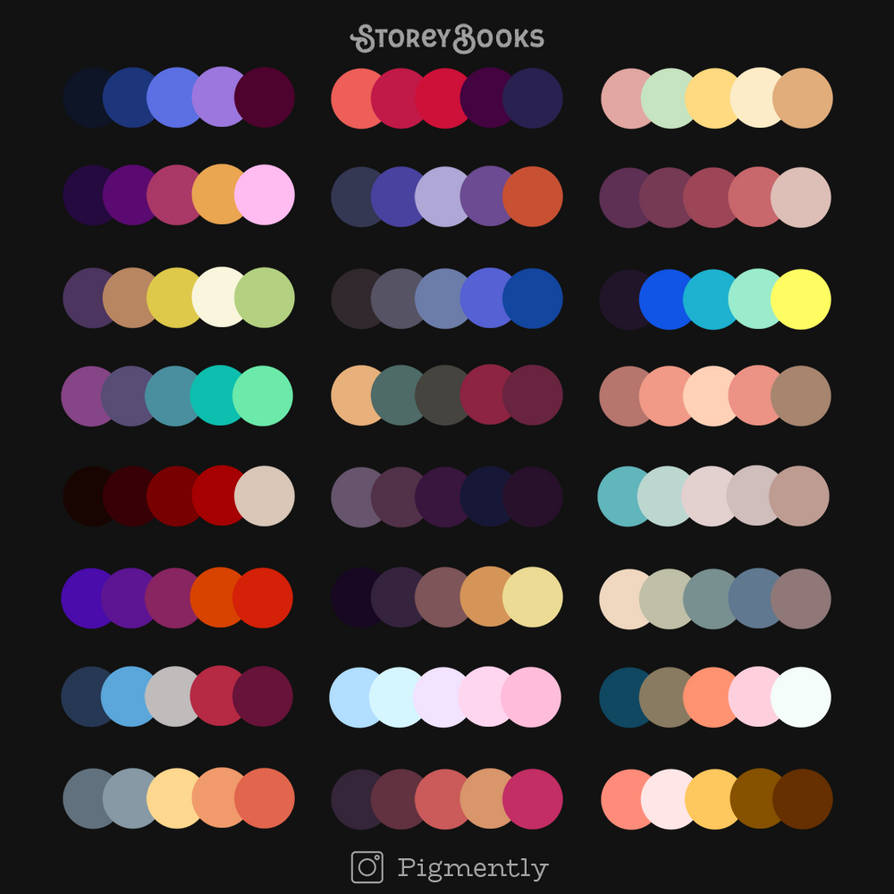 Color Palette Challenge Swatches Reference by storeybooks on DeviantArt