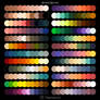 Gradient Color Palette Swatches Reference