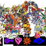Digimon Adv. All digivolutions