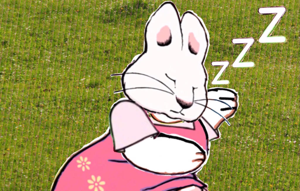 Resting Sleepy Ruby Lying Down On The Grass (Ray) by SloanVanDoren on ...