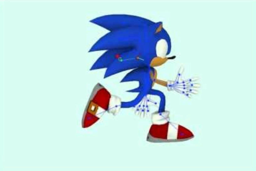 Sonic Rigle Sonic 3D Rigging by SloanVanDoren on DeviantArt