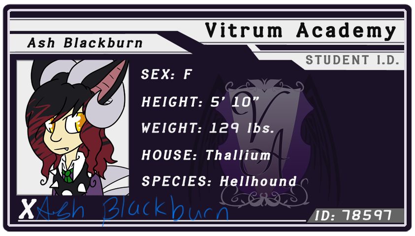 Vitrum :: Ash's Student ID