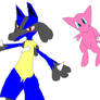 Lucario and Mew Request