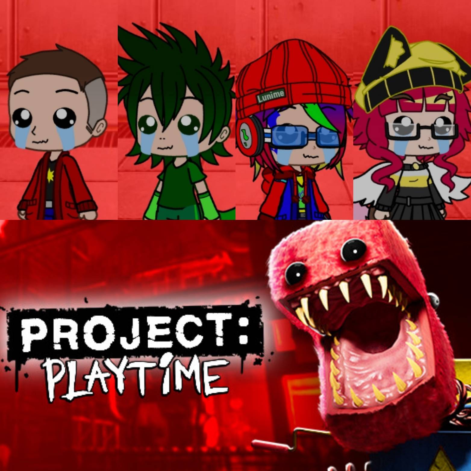 Me and my friends in project playtime by blueraptor9000 on DeviantArt