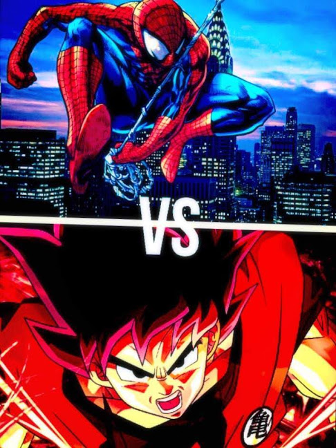 goku vs spiderman by vivien2121 on DeviantArt
