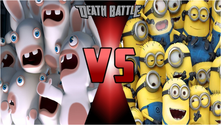 Rabbids vs. Minions by vivien2121 on DeviantArt