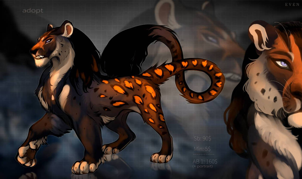 fire splinter (adopt auction open) by Bessona on DeviantArt